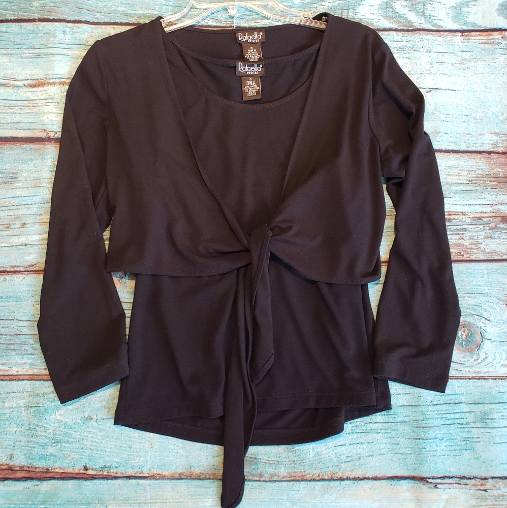 Rafaella two piece top matching set size petite small